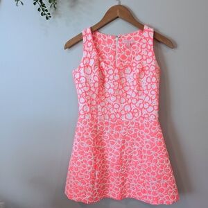 Lilly Pulitzer Vibrant Pink and White Patterned Dress